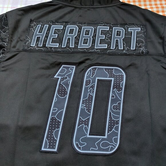 NFL Los Angeles Chargers No. 10 Black Jersey - Picture 7 of 7